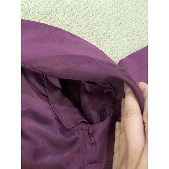 TALBOTS women purple 2- piece skirt suits size 12 - Picture 10 of 16